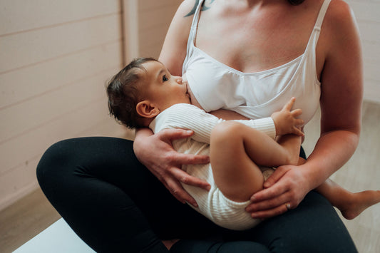 Basic Staple Maternity Bra (White)