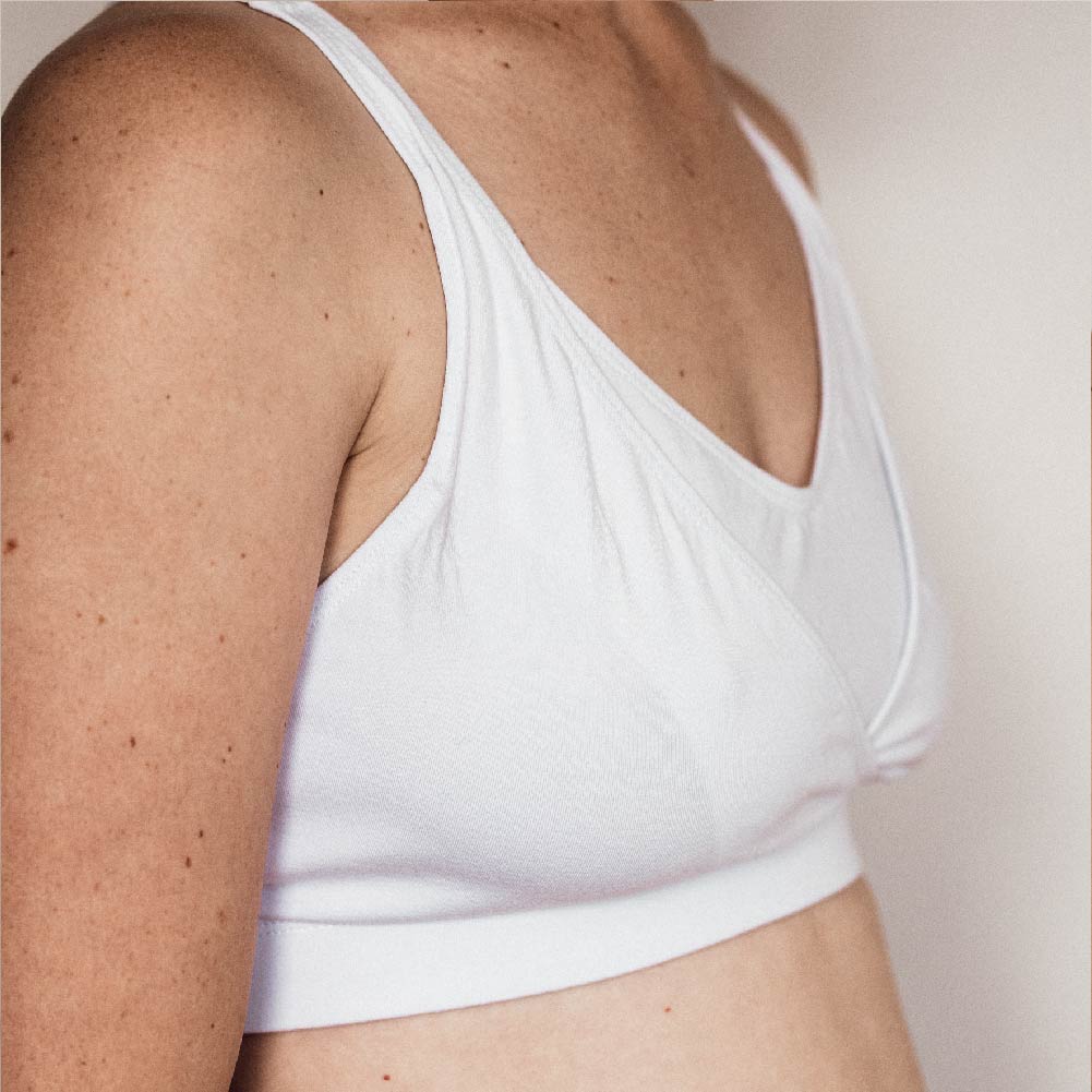 Basic Staple Maternity Bra (White)