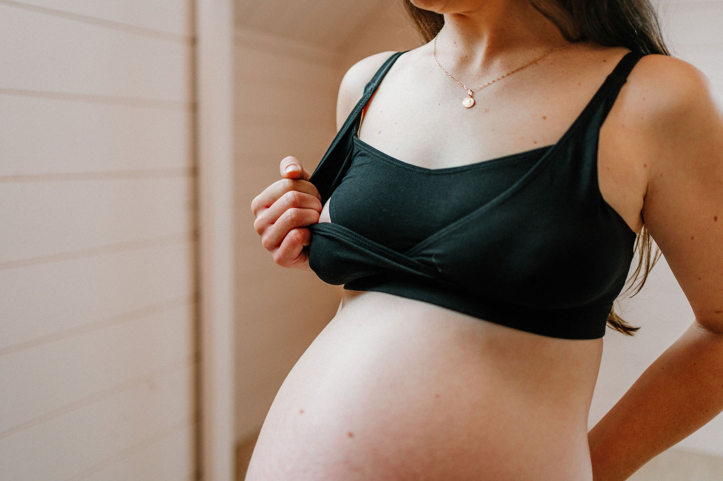 Basic Staple Maternity Bra (Black)